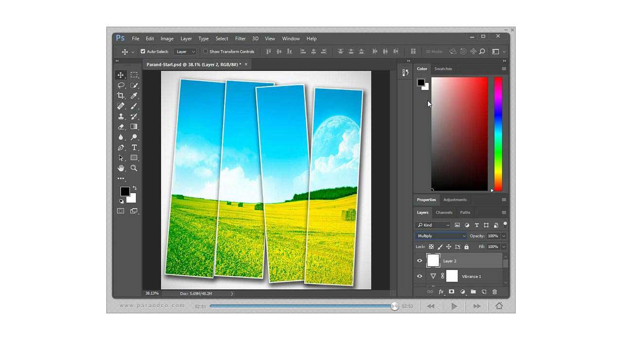 آموزش تصویری فتوشاپ حرفهای